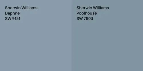 SW 9151 Daphne vs SW 7603 Poolhouse