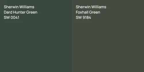 SW 0041 Dard Hunter Green vs SW 9184 Foxhall Green