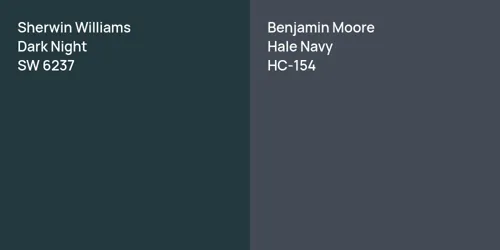 SW 6237 Dark Night vs HC-154 Hale Navy