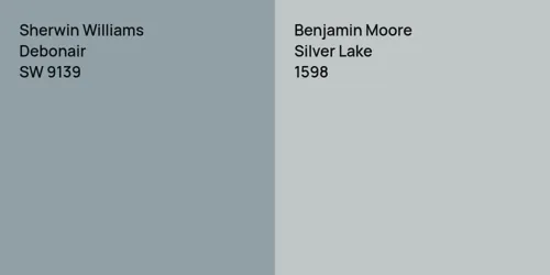 SW 9139 Debonair vs 1598 Silver Lake