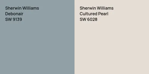 SW 9139 Debonair vs SW 6028 Cultured Pearl