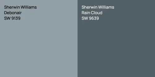 SW 9139 Debonair vs SW 9639 Rain Cloud