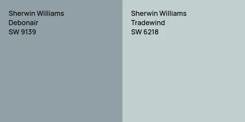 SW 9139 Debonair vs SW 6218 Tradewind