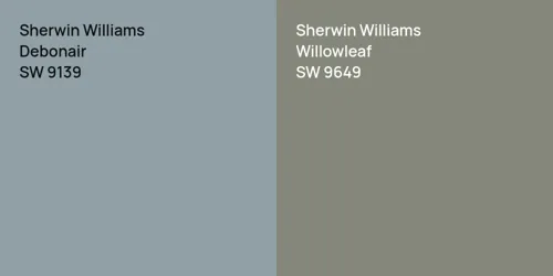 SW 9139 Debonair vs SW 9649 Willowleaf