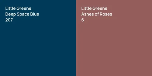 207 Deep Space Blue vs 6 Ashes of Roses