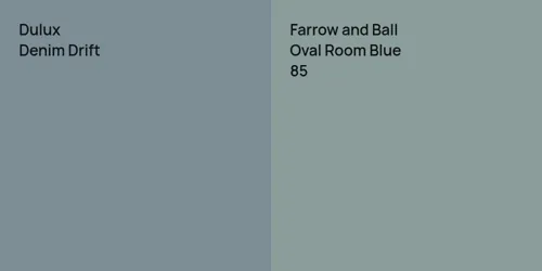 87BG 27/077 Denim Drift vs 85 Oval Room Blue