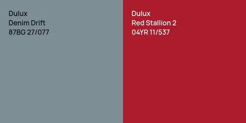 87BG 27/077 Denim Drift vs 04YR 11/537 Red Stallion 2