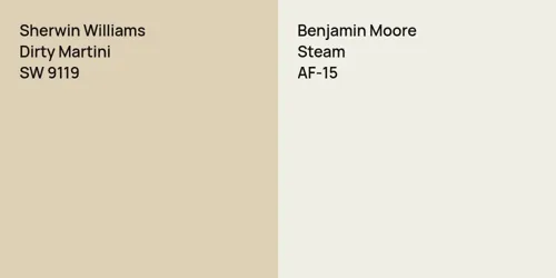 SW 9119 Dirty Martini vs AF-15 Steam