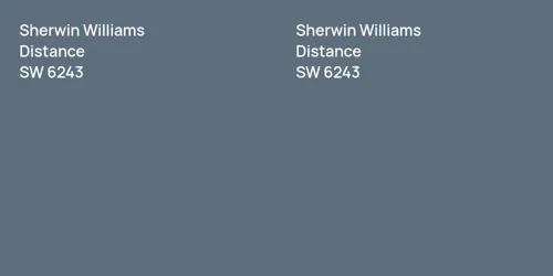 SW 6243 Distance vs SW 6243 Distance