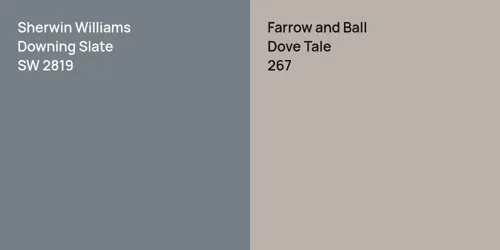 SW 2819 Downing Slate vs 267 Dove Tale