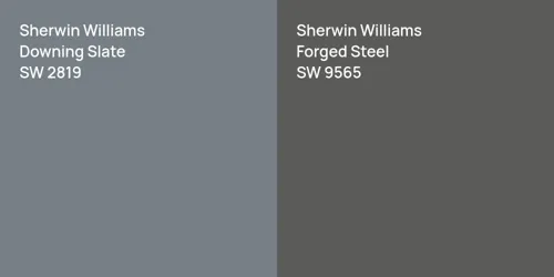 SW 2819 Downing Slate vs SW 9565 Forged Steel