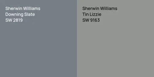 SW 2819 Downing Slate vs SW 9163 Tin Lizzie