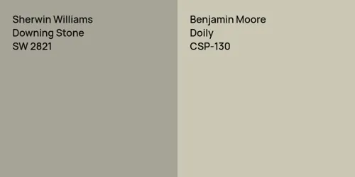 SW 2821 Downing Stone vs CSP-130 Doily