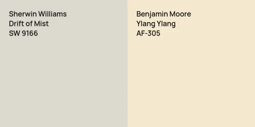 SW 9166 Drift of Mist vs AF-305 Ylang Ylang