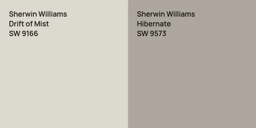 SW 9166 Drift of Mist vs SW 9573 Hibernate