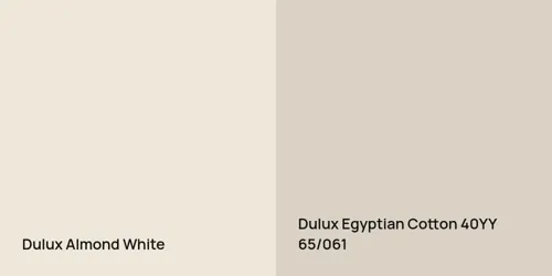 null Almond White vs 40YY 65/061 Egyptian Cotton