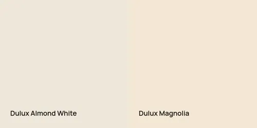 null Almond White vs null Magnolia