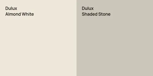 null Almond White vs null Shaded Stone