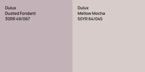 30RR 49/067 Dusted Fondant vs 50YR 64/045 Mellow Mocha