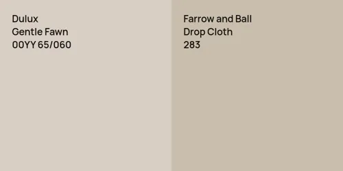 00YY 65/060 Gentle Fawn vs 283 Drop Cloth