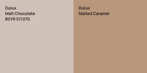 80YR 57/070 Malt Chocolate vs null Malted Caramel