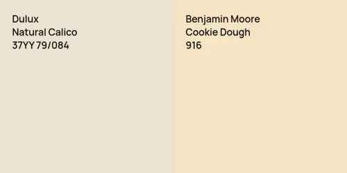 37YY 79/084 Natural Calico vs 916 Cookie Dough