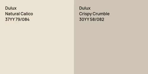 37YY 79/084 Natural Calico vs 30YY 58/082 Crispy Crumble