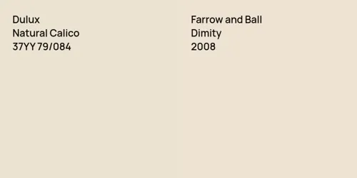 37YY 79/084 Natural Calico vs 2008 Dimity