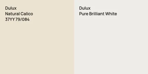 37YY 79/084 Natural Calico vs null Pure Brilliant White