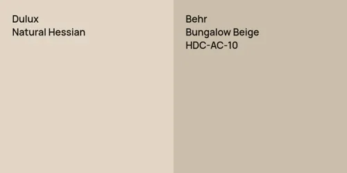 null Natural Hessian vs HDC-AC-10 Bungalow Beige