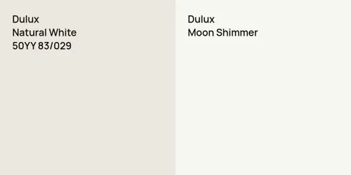 50YY 83/029 Natural White vs null Moon Shimmer