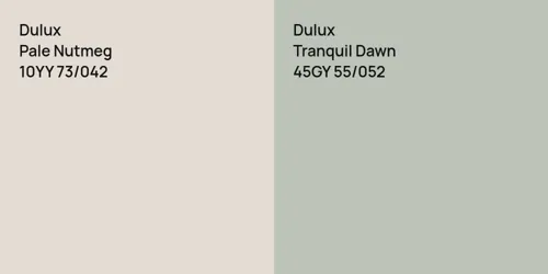 10YY 73/042 Pale Nutmeg vs 45GY 55/052 Tranquil Dawn