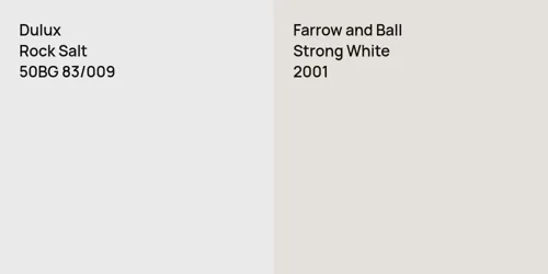 50BG 83/009 Rock Salt vs 2001 Strong White