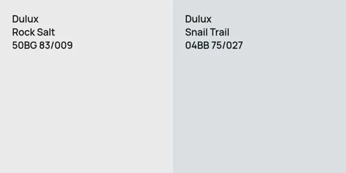 50BG 83/009 Rock Salt vs 04BB 75/027 Snail Trail