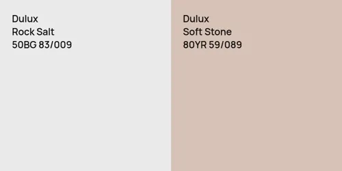 50BG 83/009 Rock Salt vs 80YR 59/089 Soft Stone