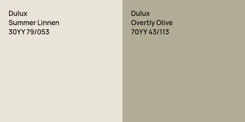 30YY 79/053 Summer Linnen vs 70YY 43/113 Overtly Olive