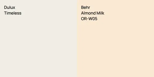 null Timeless vs OR-W05 Almond Milk