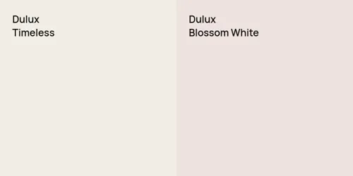 null Timeless vs null Blossom White