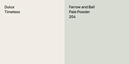 null Timeless vs 204 Pale Powder