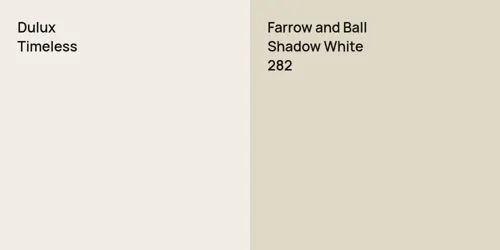 null Timeless vs 282 Shadow White