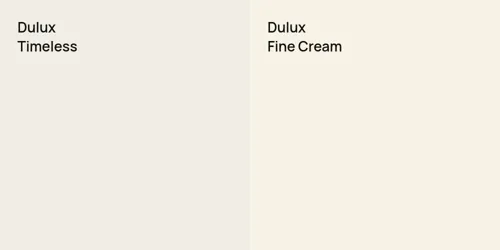 null Timeless vs null Fine Cream