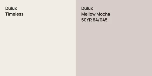 null Timeless vs 50YR 64/045 Mellow Mocha