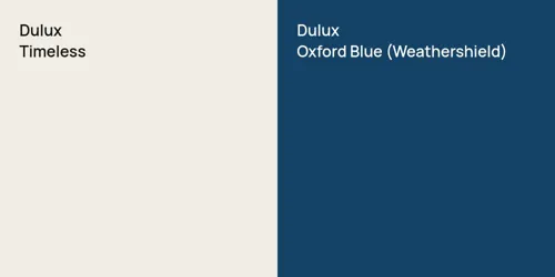 null Timeless vs null Oxford Blue (Weathershield)