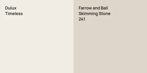 null Timeless vs 241 Skimming Stone