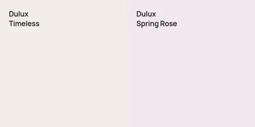 null Timeless vs null Spring Rose