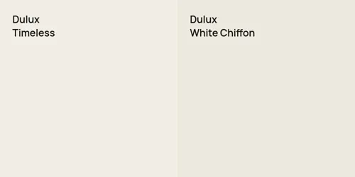 null Timeless vs null White Chiffon