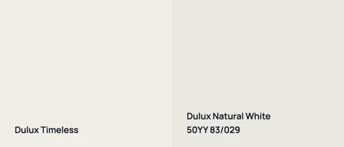 null Timeless vs 50YY 83/029 Natural White