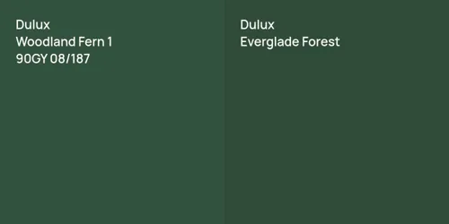 90GY 08/187 Woodland Fern 1 vs null Everglade Forest