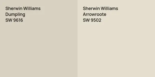 SW 9616 Dumpling vs SW 9502 Arrowroote