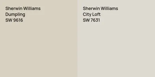 SW 9616 Dumpling vs SW 7631 City Loft